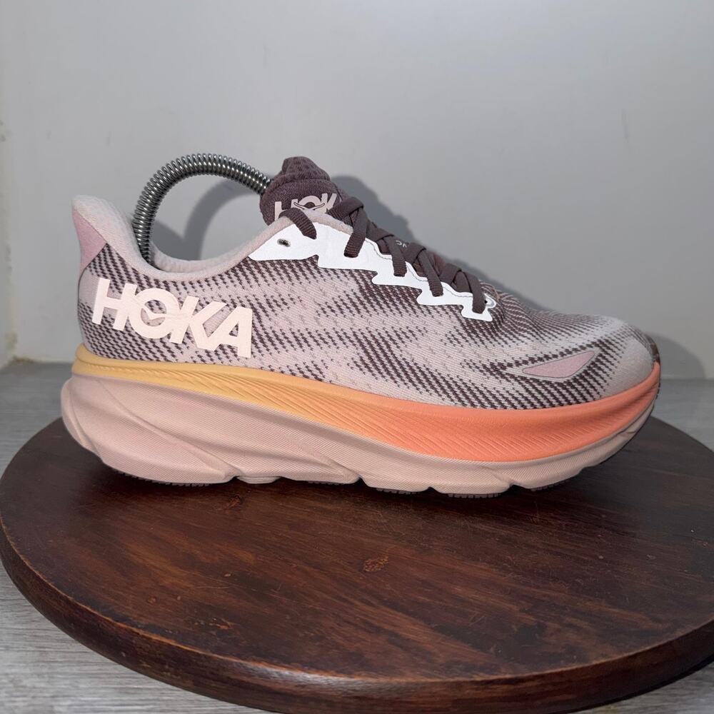 Hoka One One Clifton 9 GTX Shoes Womens 8B Waterproof Gore-Tex 1141490F CMK
